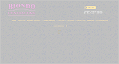 Desktop Screenshot of biondoroofing.com